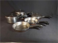 Vtg Rootbeer Ware Pots and Pans