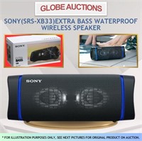 SONY(SRS-XB33)EXTRA BASS WIRELESS SPEAKER(MSP:$249
