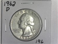 1962-D Washington Quarter