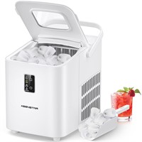 Ice Maker 26.5lbs/24H, Ready in 6 Mins, White