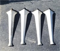 22" metal porcelain legs