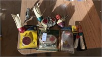 Lot of Vintage Bicycle Turn Signals and Lights