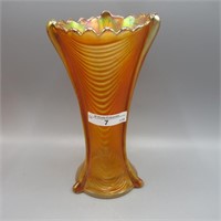 Nwood Drapery vase-7.5" dark mari.-toes ok