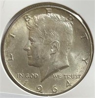 1964 Kennedy Half Dollar Silver