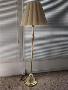 Brass Tone Floor Lamp