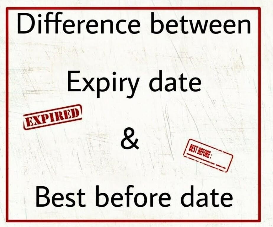 BEST BEFORE DATE VS. EXPIRY DATE INFORMATION