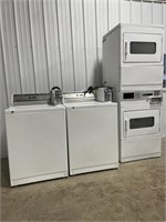 Commercial Whirlpool Coin Operated Washer & Dryer