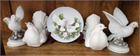 Estate Lot of Dove Decor