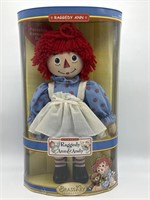 Raggedy Ann 14in Porcelain Keepsake Doll NEW