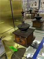 Vintage wooden coffee grinder