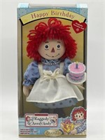 Raggedy Ann 6.5in Happy Birthday Porcelain Doll