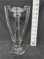 Krys-Tol Clear Glass Candleholder