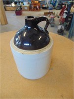 Two tone stoneware jug
