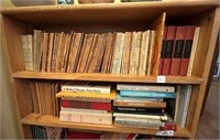 Two Shelves of Vintage Books