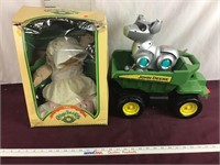 1984 Cabbage Patch Kid, John Deere Truck, Dog