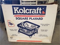 MA- Kolcraft Square Playpen With Box