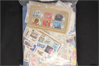 Stockbook, glassines, approval packets 2500 stamps