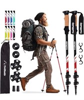 NEW $49 (24.5"-54") 2-Pcs Collapsible Hiking Poles