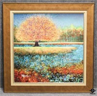 "Budding Tree" Print on Canvas by M. Graves