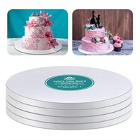 White Cake Drums Round 16 Inch Cake Boards with