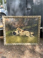 vintage frame dog catcher