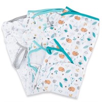 P3502  SUGARDAY Swaddle Blankets, 3 pcs, Cotton