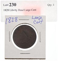 1828 Liberty Head Large Cent