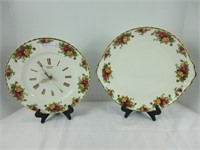 R.A. "OLD COUNTRY ROSES" 11.5" TRAY, 10.5" CLO
