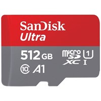 SanDisk 512GB Ultra microSDXC UHS-I Memory Card wi