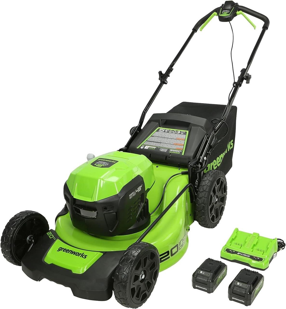 Greenworks 48V 20 Cordless Lawn Mower (2x4.0Ah)