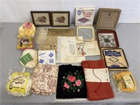 Vintage Hand Crafted Weaving & Sewing Kits