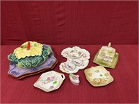 12 PCs. Unmatched Glassware:  Serving Platters;