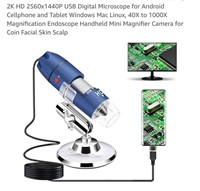 2K HD 2560x1440P USB Digital Microscope