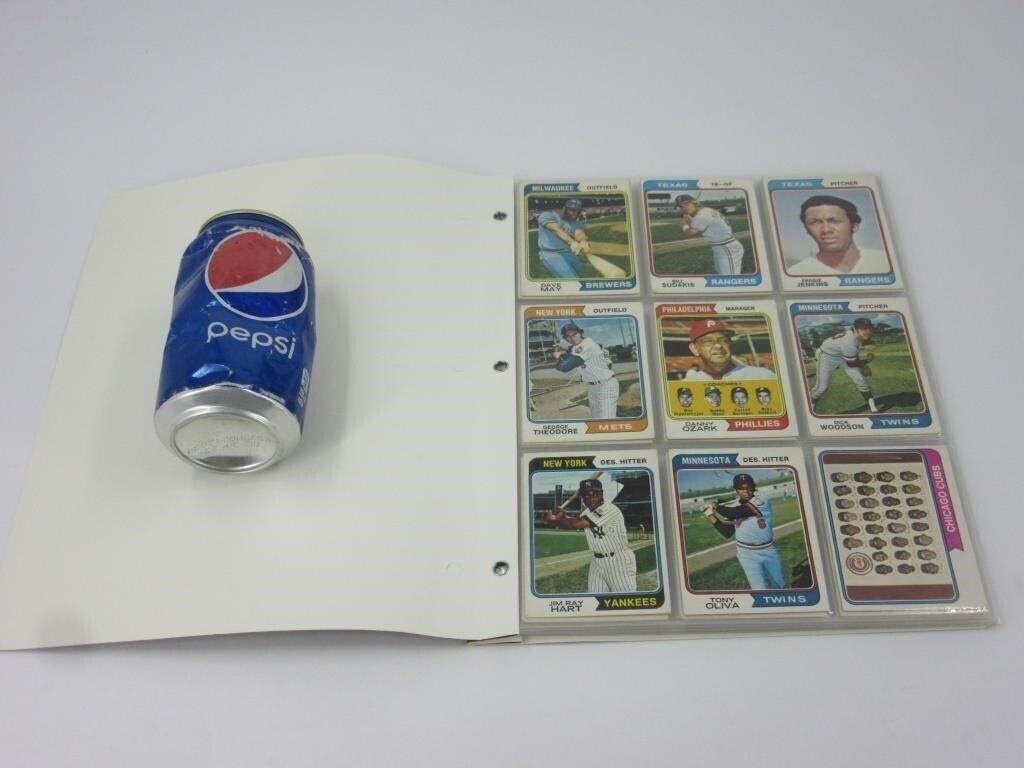 68 cartes de baseball OPC 1974