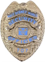 1970s/1980s Disney World Security Metal Badge