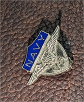 Enameled Navy Badge