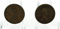 (2) 1912-D & 1933 Lincoln Cents