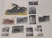 Vintage Motorcycle Photograph Lot