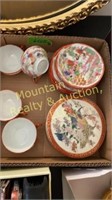 Mixed China- Japanese and miniature tea set