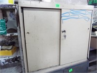 METAL CABINET WITH WIRING LOOM