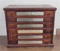 6 Drawer Country Store Spool Cabinet