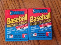 (2) 1989 Donruss Baseball Packs