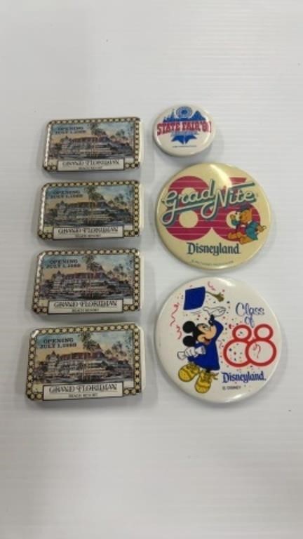 Vintage Disneyland "pins grad nite 86"