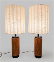 PAIR OF MID CENTURY TABLE LAMPS