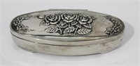 Silver Plated Pill Box
