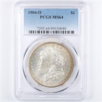 1904-O Morgan Dollar PCGS MS64