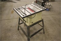 PRO-TECH TABLE SAW ON STAND - WORKS PER