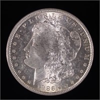 1886 Morgan Silver Dollar (Choice BU?)