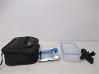 "Used" 3-Pc Columbia Set Expandable Lunch Bag