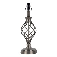 BH & G Twisted Iron Cage Lamp Base